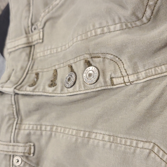 American eagle next level stretch hi rise jeggings button fly light green - Picture 5 of 9